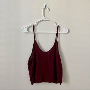 Brandy Melville Wine Red Tank Top